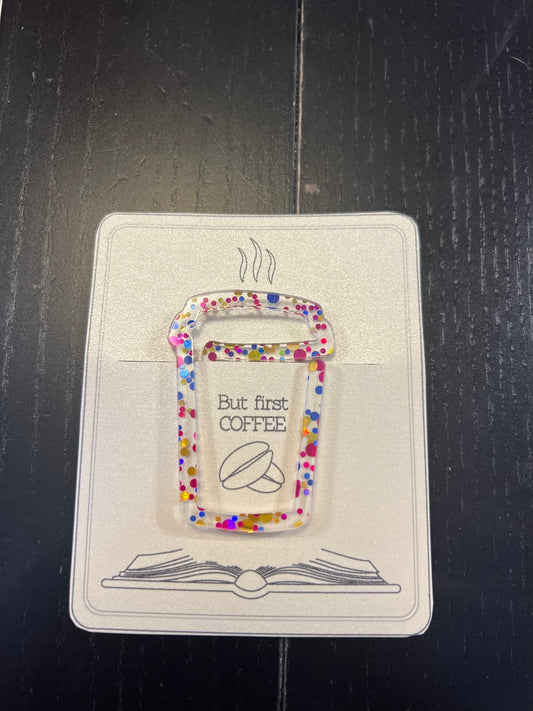 Coffee Cup Bookmark - Saints Place Designs