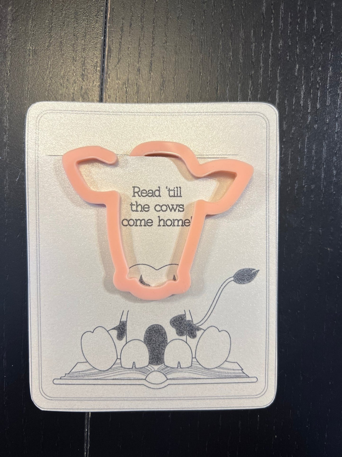 Cow Bookmark - Saints Place Designs