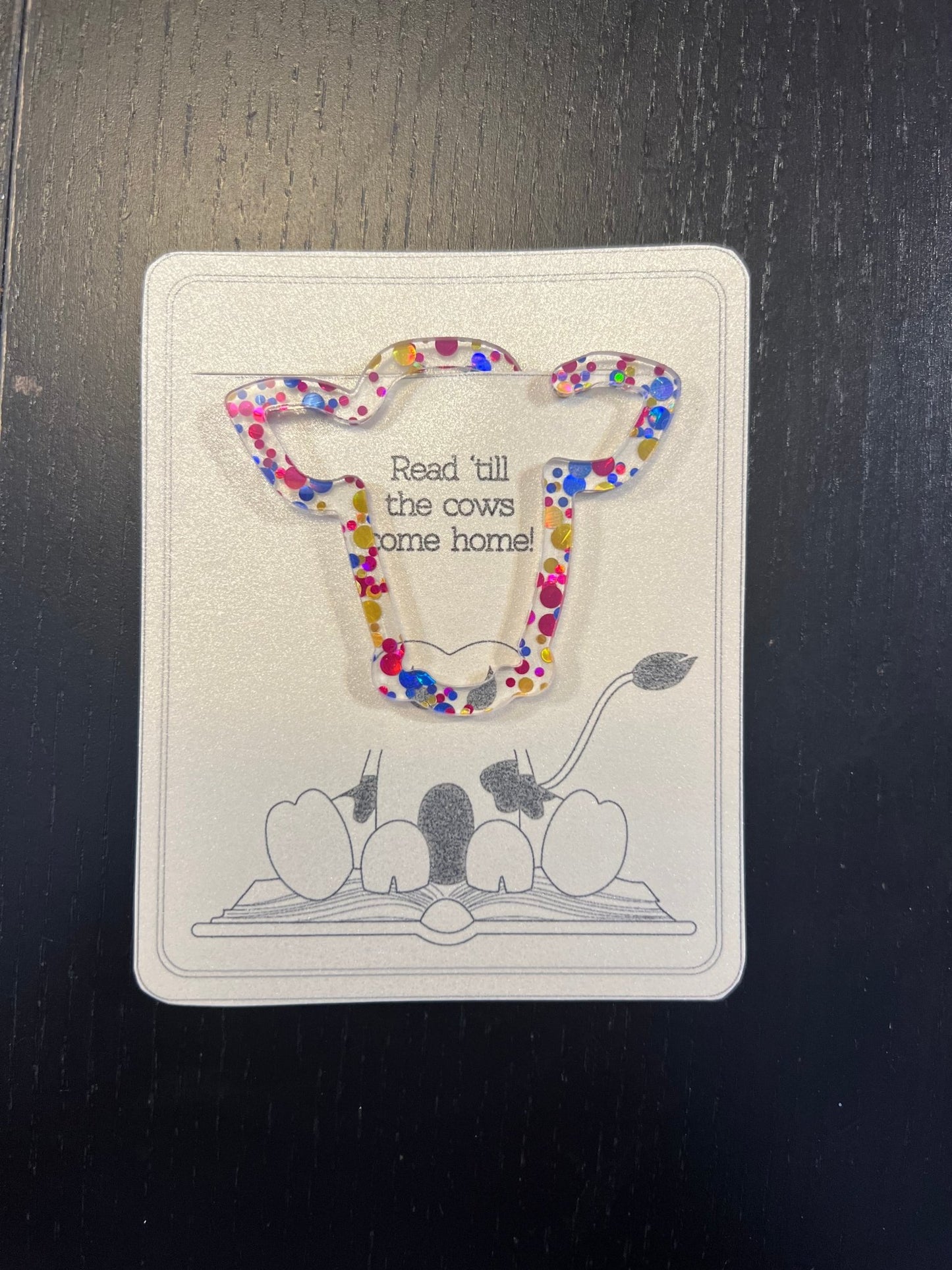 Cow Bookmark - Saints Place Designs