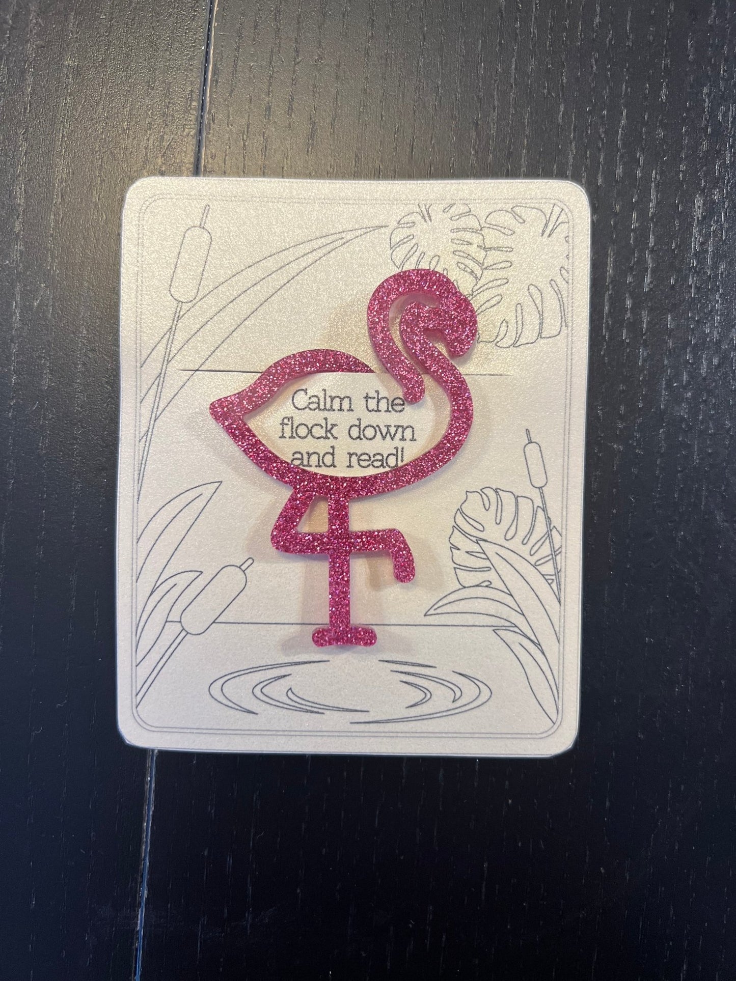 Flamingo Bookmark - Saints Place Designs