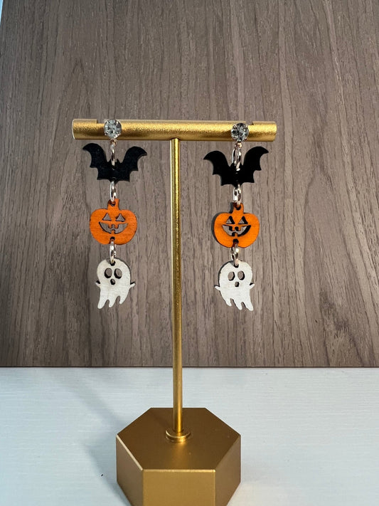 Halloween Trio Stack Earrings - Saints Place Designs