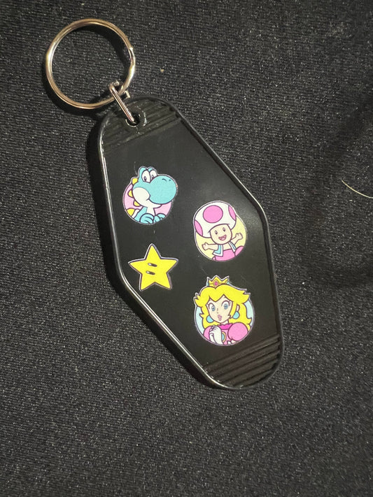 Super Mario Motel Keychains