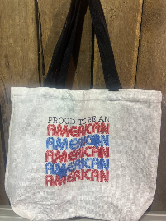 Proud to be an American Tote Bag