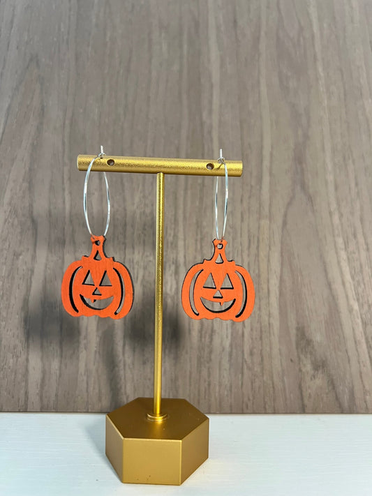 Jack - O - Lantern Dangle Earrings - Saints Place Designs