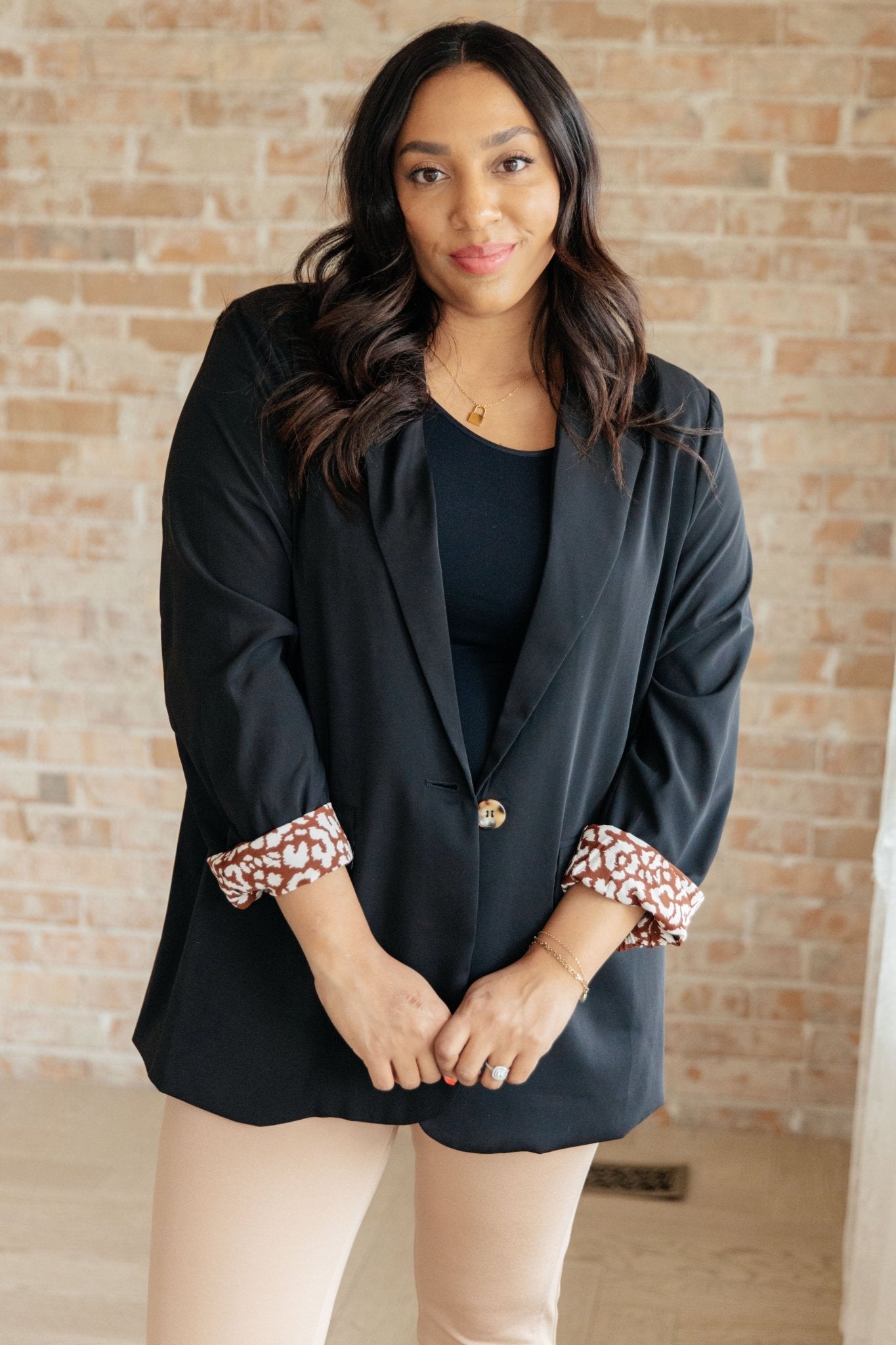 Every Day Blazer in Black - Saints Place Designs
