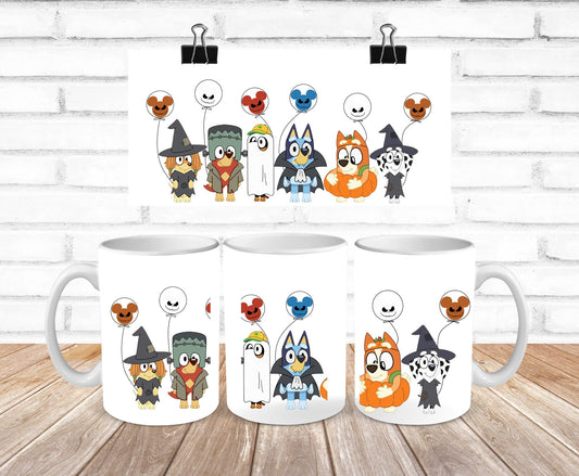 Halloween Dog Friends Mug - Saints Place Designs