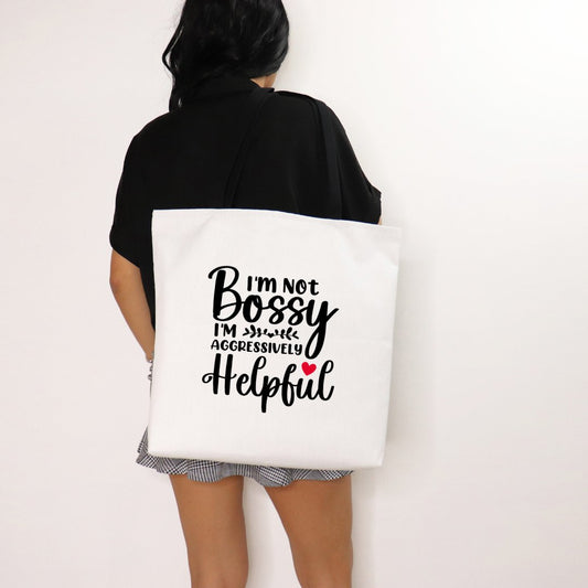 Not Bossy Tote Bag - Saints Place Designs