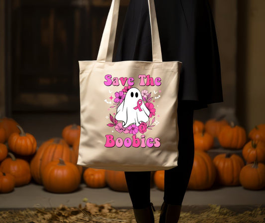Save the Boobies with flowers - Saints Place Designs