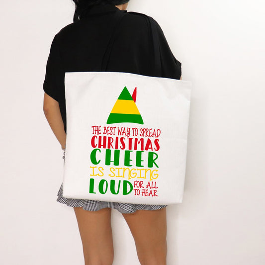 Spread Christmas Cheer Tote Bag - Saints Place Designs